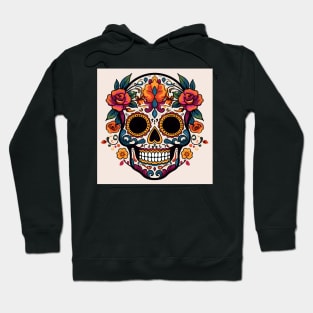 Day of the Dead Sugar Skull 12 Hoodie